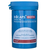 Bicaps Biotin bioTIN 2500μg 60 portioner 60 FORMDE kapsler